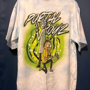 H&M Rick And Morty tie-dye T-Shirt